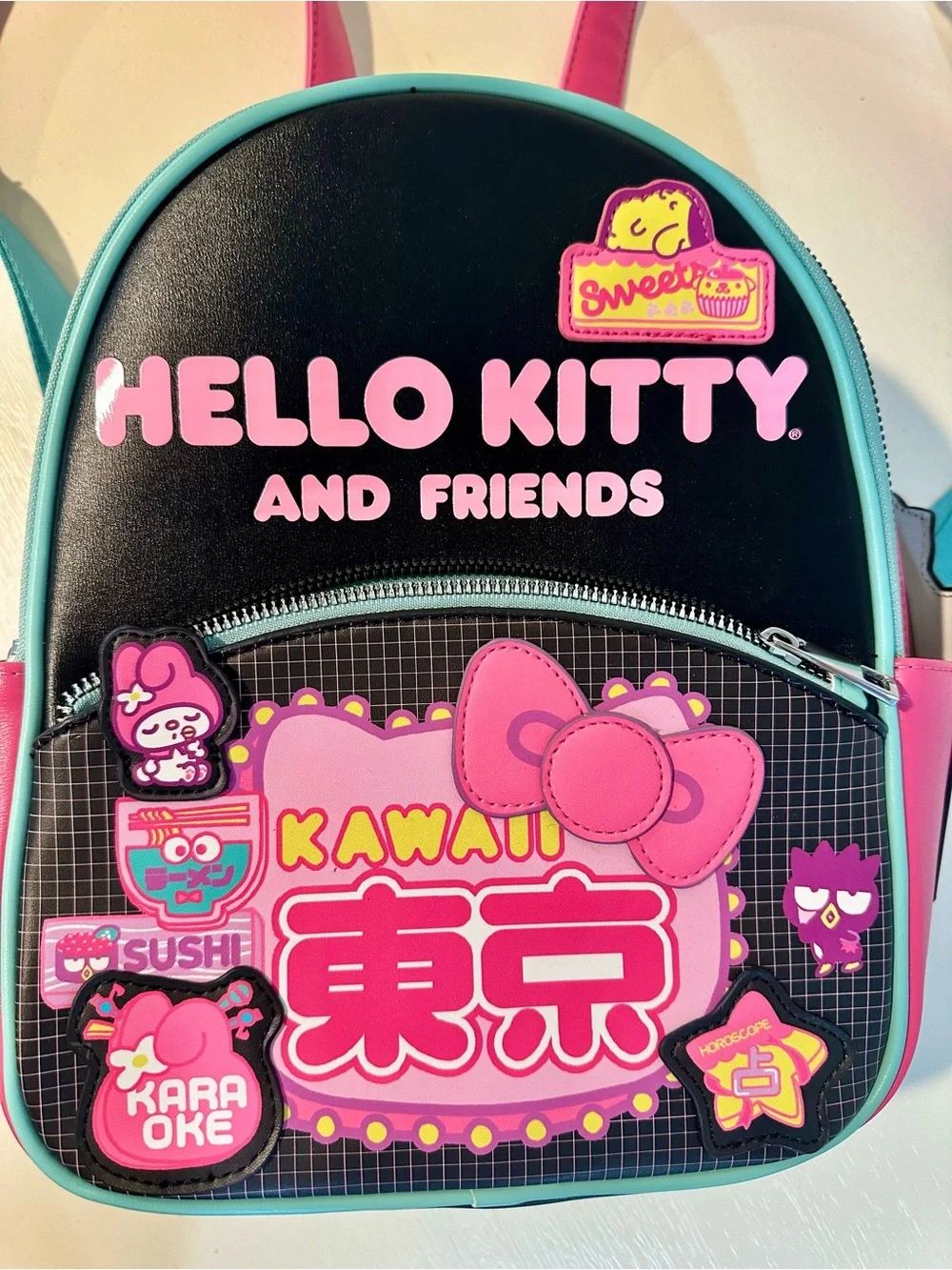 Hello Kitty and Friends Pink Teal Mini Backpack